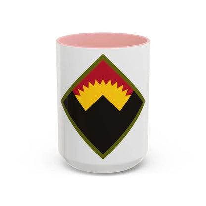 Antiaircraft Artillery Western Defense Command (U.S. Army) Accent Coffee Mug 15oz Pink - Go Mug Yourself