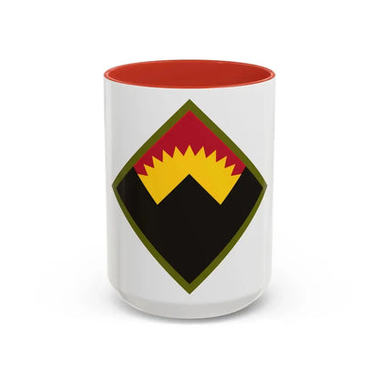 Antiaircraft Artillery Western Defense Command (U.S. Army) Accent Coffee Mug 15oz Red - Go Mug Yourself