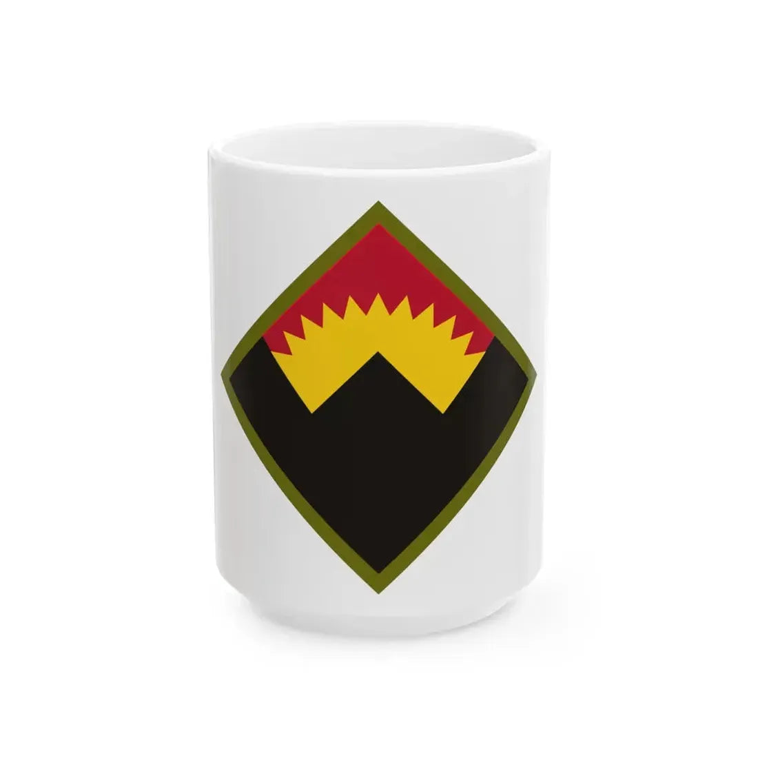 Antiaircraft Artillery Western Defense Command (U.S. Army) White Coffee Mug 15oz - Go Mug Yourself