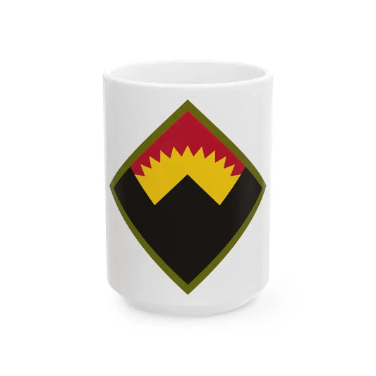 Antiaircraft Artillery Western Defense Command (U.S. Army) White Coffee Mug 15oz - Go Mug Yourself