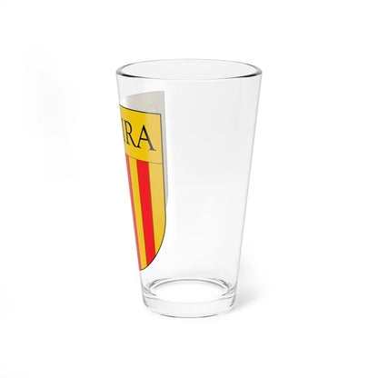 Antic escut municipal de Sapeira (Spain) (Coat of Arms) Pint Glass 16oz - Go Mug Yourself