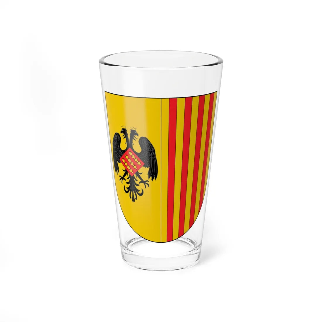 Antic escut municipal del Pont de Suert (Spain) (Coat of Arms) Pint Glass 16oz 16oz - Go Mug Yourself