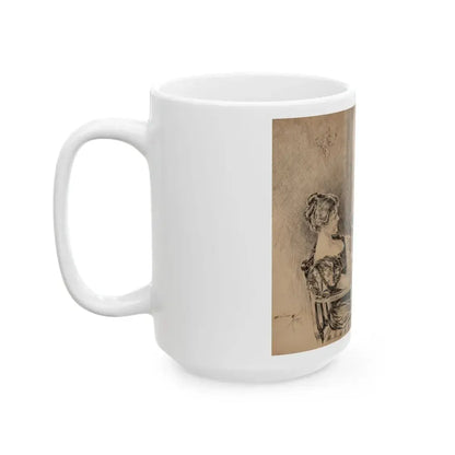 Anticipations Realized, Puck interior illustration, 1898 - White Coffee Mug - Go Mug Yourself