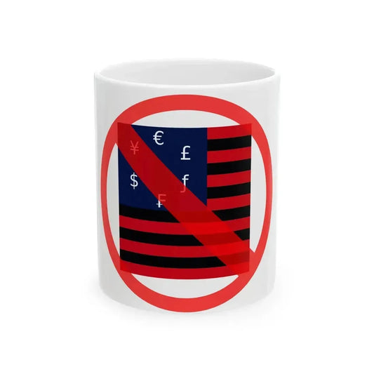 Anticonsumerism (United States) White Coffee Mug 11oz - Go Mug Yourself