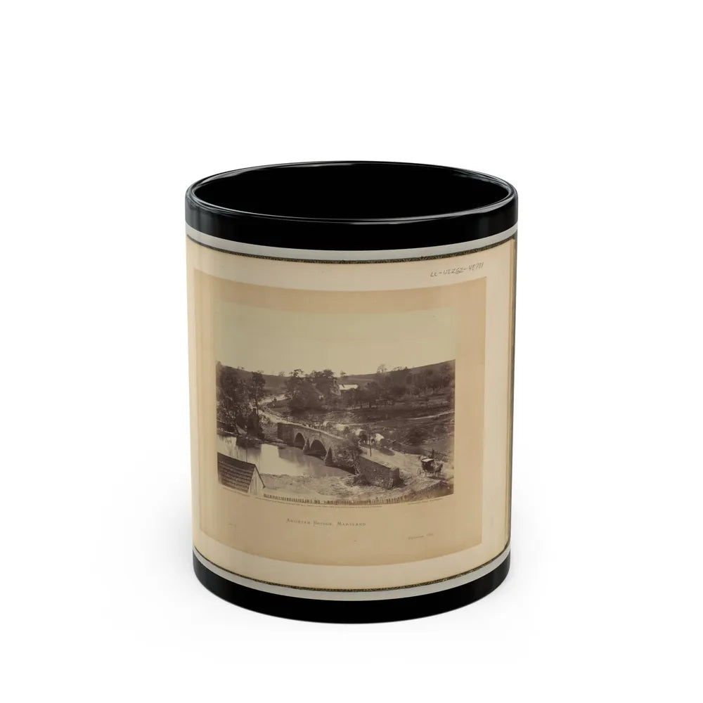 Antietam Bridge, Maryland (U.S. Civil War) Black Coffee Mug-11oz-Go Mug Yourself