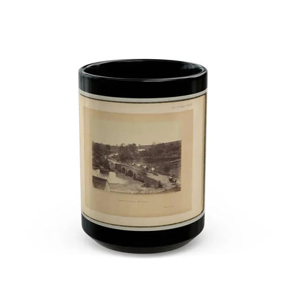 Antietam Bridge, Maryland (U.S. Civil War) Black Coffee Mug 15oz - Go Mug Yourself