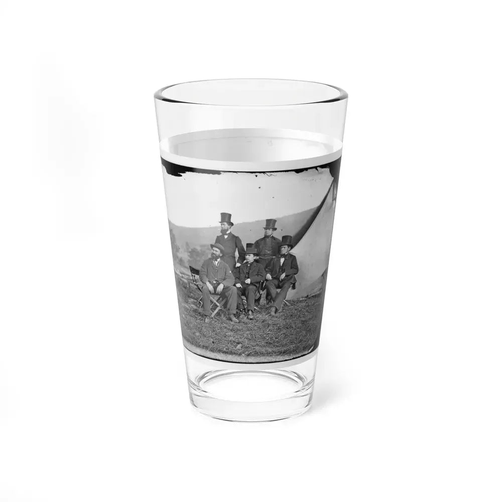 Antietam, Maryland. Allan Pinkerton And Visitors From Washington (U.S. Civil War) Pint Glass 16oz - Go Mug Yourself
