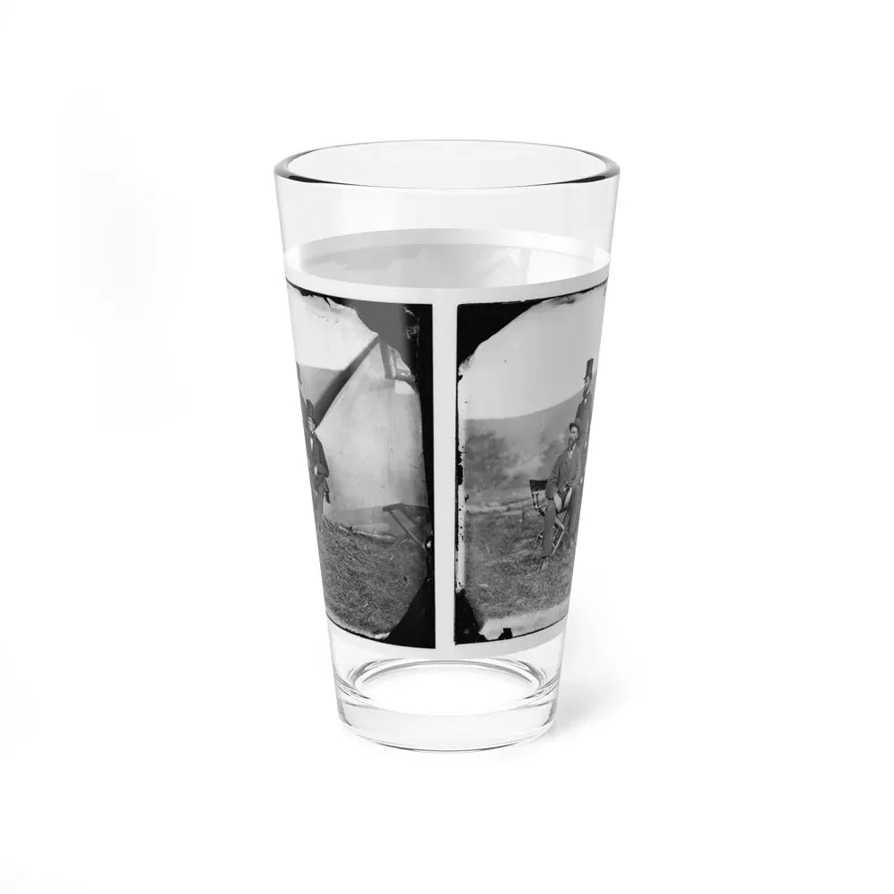 Antietam, Maryland. Allan Pinkerton And Visitors From Washington (U.S. Civil War) Pint Glass 16oz - Go Mug Yourself