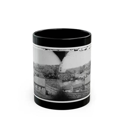 Antietam, Maryland. Antietam Bridge, Eastern View (U.S. Civil War) Black Coffee Mug 11oz - Go Mug Yourself