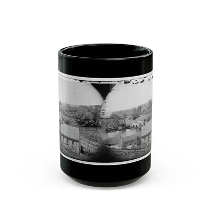 Antietam, Maryland. Antietam Bridge, Eastern View (U.S. Civil War) Black Coffee Mug 15oz - Go Mug Yourself