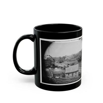 Antietam, Maryland. Antietam Bridge, Eastern View (U.S. Civil War) Black Coffee Mug - Go Mug Yourself