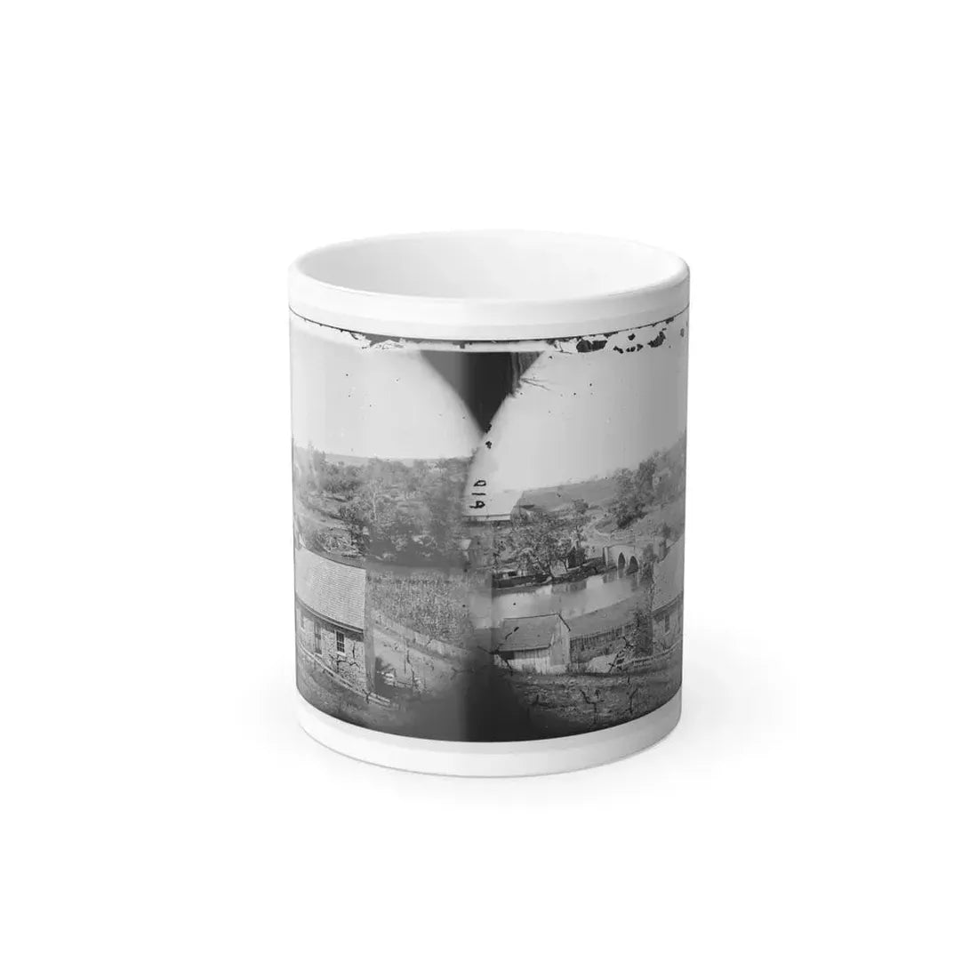 Antietam, Maryland. Antietam Bridge, Eastern View (U.S. Civil War) Color Changing Coffee Mug 11oz Default Title 11oz - Go Mug Yourself