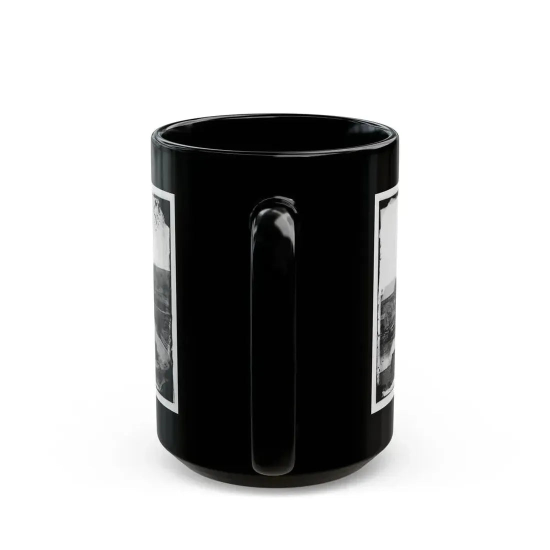 Antietam, Maryland. Antietam Bridge, Looking Across Stream (U.S. Civil War) Black Coffee Mug - Go Mug Yourself