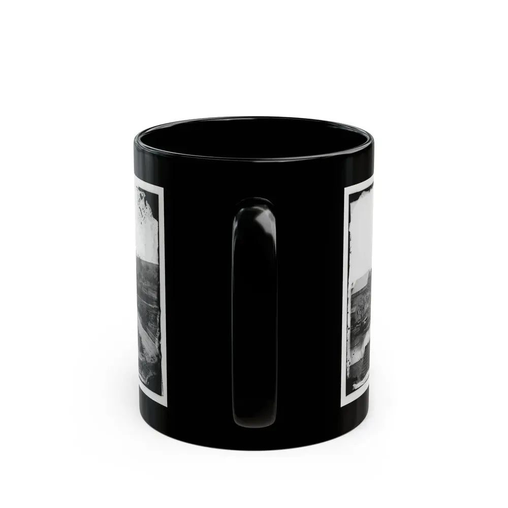 Antietam, Maryland. Antietam Bridge, Looking Across Stream (U.S. Civil War) Black Coffee Mug - Go Mug Yourself