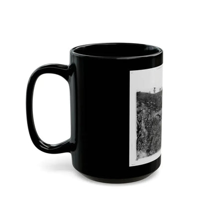 Antietam, Maryland. Antietam Bridge Looking Down Stream (U.S. Civil War) Black Coffee Mug - Go Mug Yourself