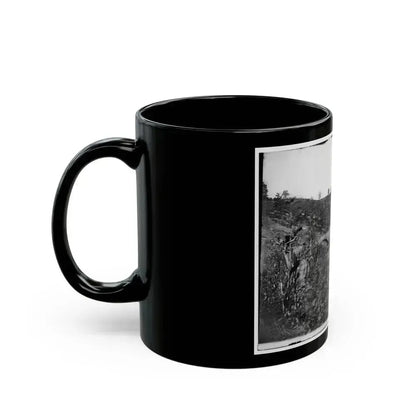 Antietam, Maryland. Antietam Bridge, Looking Down Stream (U.S. Civil War) Black Coffee Mug - Go Mug Yourself