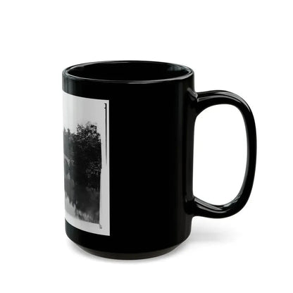 Antietam, Maryland. Antietam Bridge Looking Down Stream (U.S. Civil War) Black Coffee Mug - Go Mug Yourself