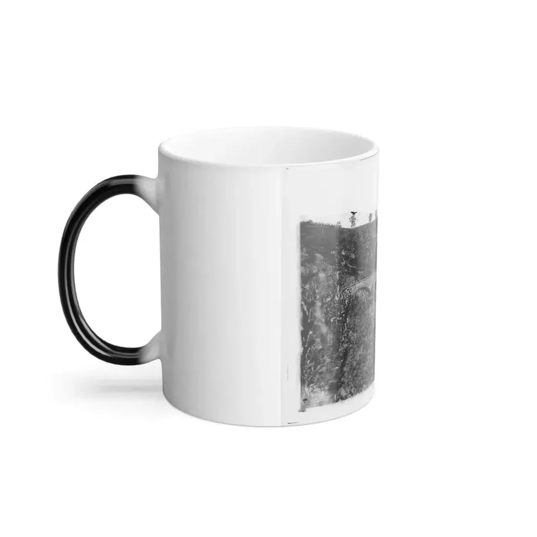 Antietam, Maryland. Antietam Bridge Looking Down Stream (U.S. Civil War) Color Changing Coffee Mug 11oz - Go Mug Yourself