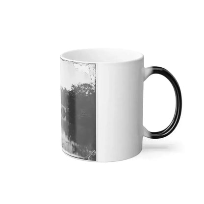 Antietam, Maryland. Antietam Bridge, Looking Down Stream (U.S. Civil War) Color Changing Coffee Mug 11oz - Go Mug Yourself