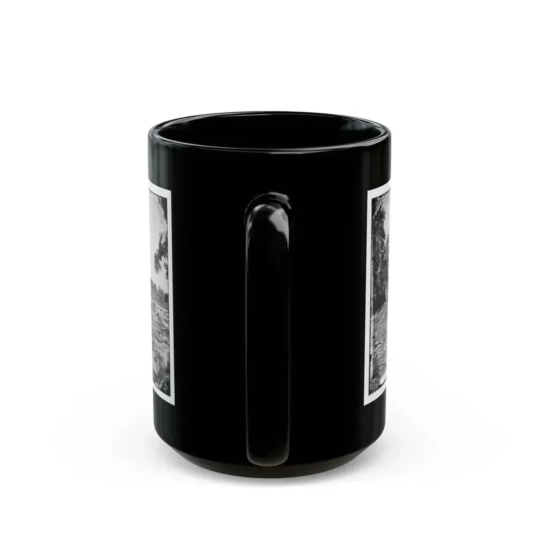 Antietam, Maryland. Antietam Bridge On Sharpsburg And Boonsboro Turnpike(2) (U.S. Civil War) Black Coffee Mug - Go Mug Yourself