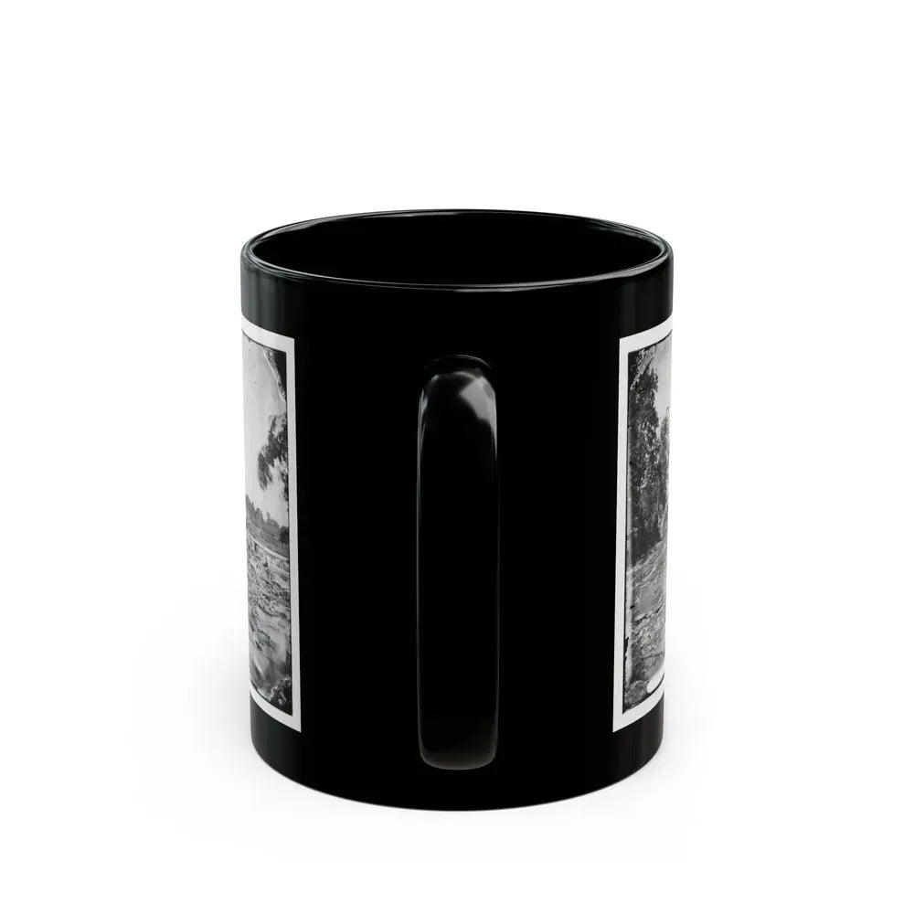 Antietam, Maryland. Antietam Bridge On Sharpsburg And Boonsboro Turnpike(2) (U.S. Civil War) Black Coffee Mug - Go Mug Yourself