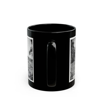 Antietam, Maryland. Antietam Bridge On Sharpsburg And Boonsboro Turnpike(2) (U.S. Civil War) Black Coffee Mug - Go Mug Yourself