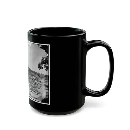 Antietam, Maryland. Antietam Bridge On Sharpsburg And Boonsboro Turnpike (U.S. Civil War) Black Coffee Mug - Go Mug Yourself