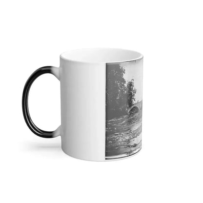 Antietam, Maryland. Antietam Bridge on Sharpsburg and Boonsboro Turnpike (U.S. Civil War) Color Changing Coffee Mug 11oz - Go Mug Yourself