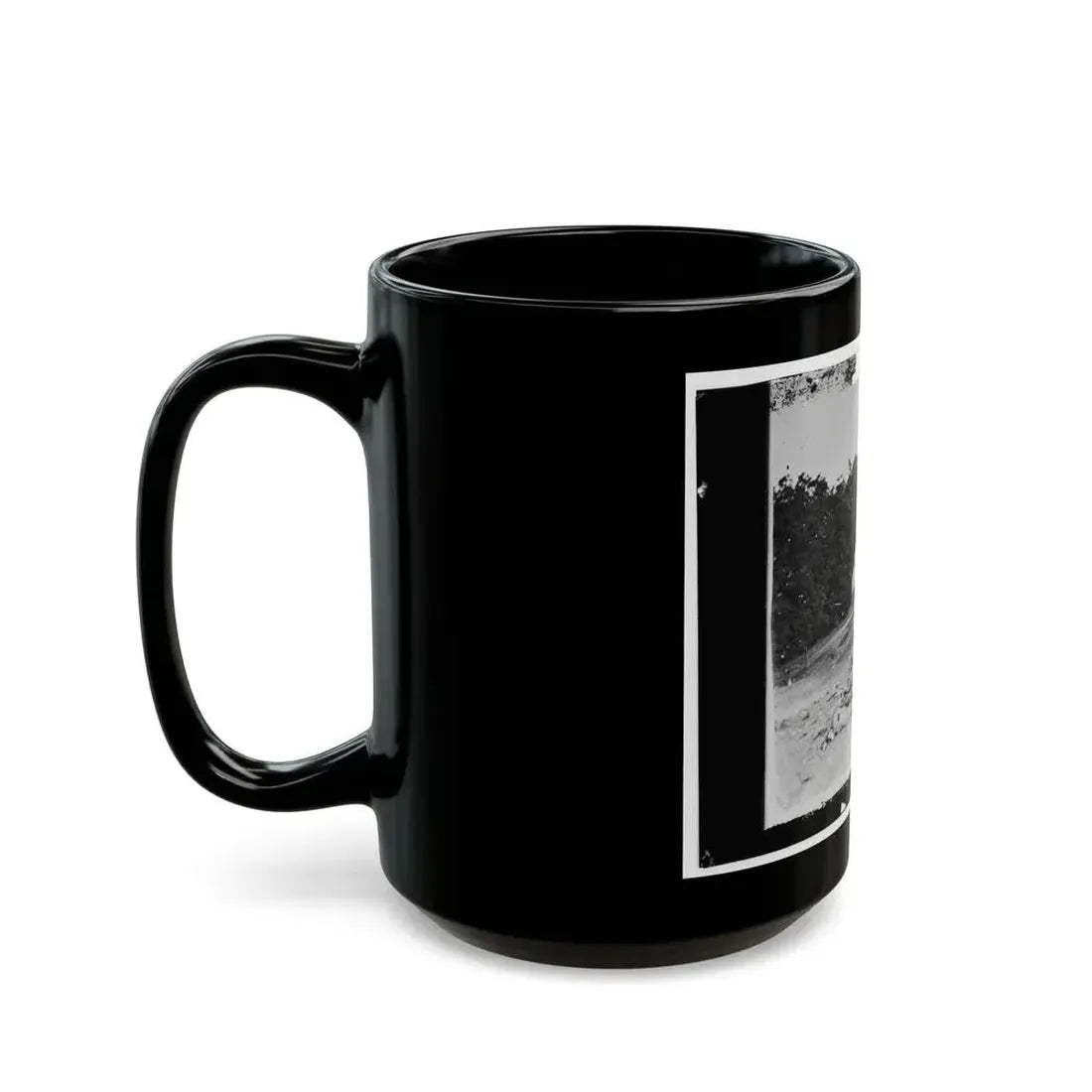 Antietam, Maryland. Bodies In Front Of The Dunker Church (U.S. Civil War) Black Coffee Mug - Go Mug Yourself