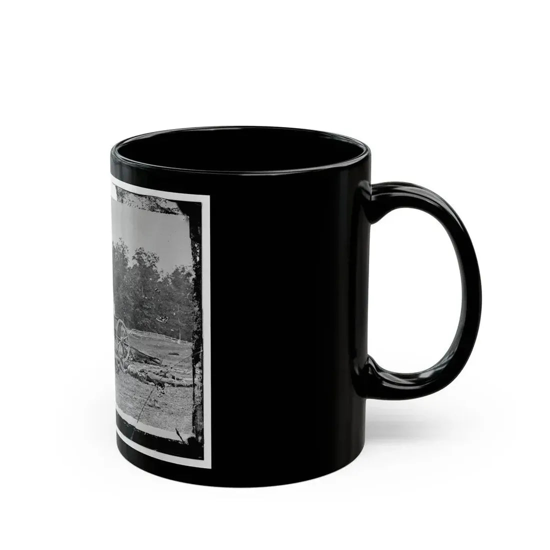 Antietam, Maryland. Bodies In Front Of The Dunker Church (U.S. Civil War) Black Coffee Mug - Go Mug Yourself