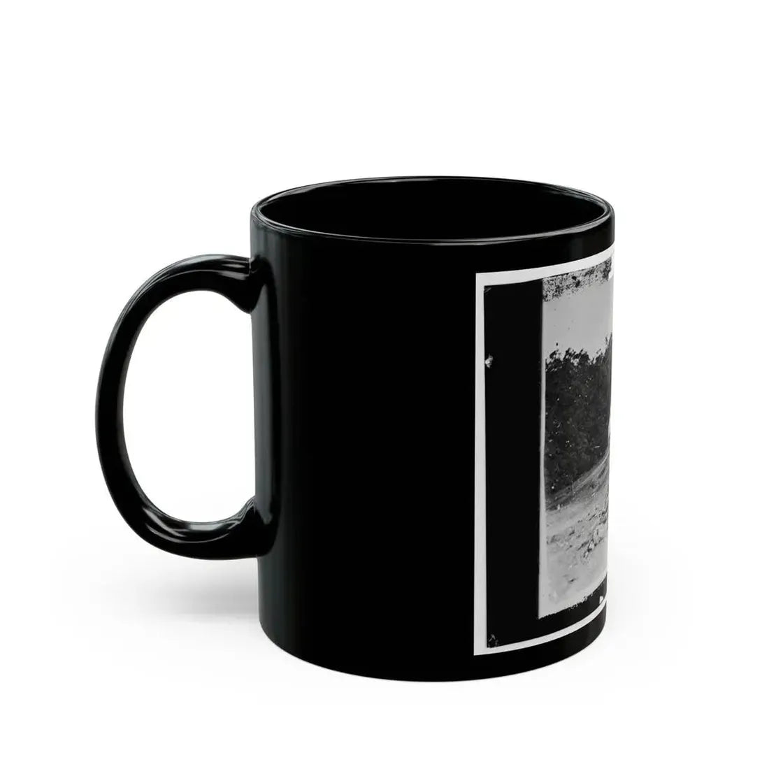Antietam, Maryland. Bodies In Front Of The Dunker Church (U.S. Civil War) Black Coffee Mug - Go Mug Yourself