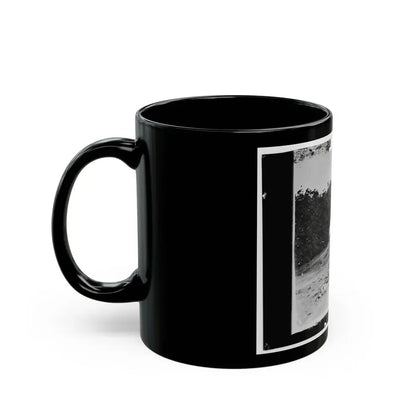 Antietam, Maryland. Bodies In Front Of The Dunker Church (U.S. Civil War) Black Coffee Mug - Go Mug Yourself