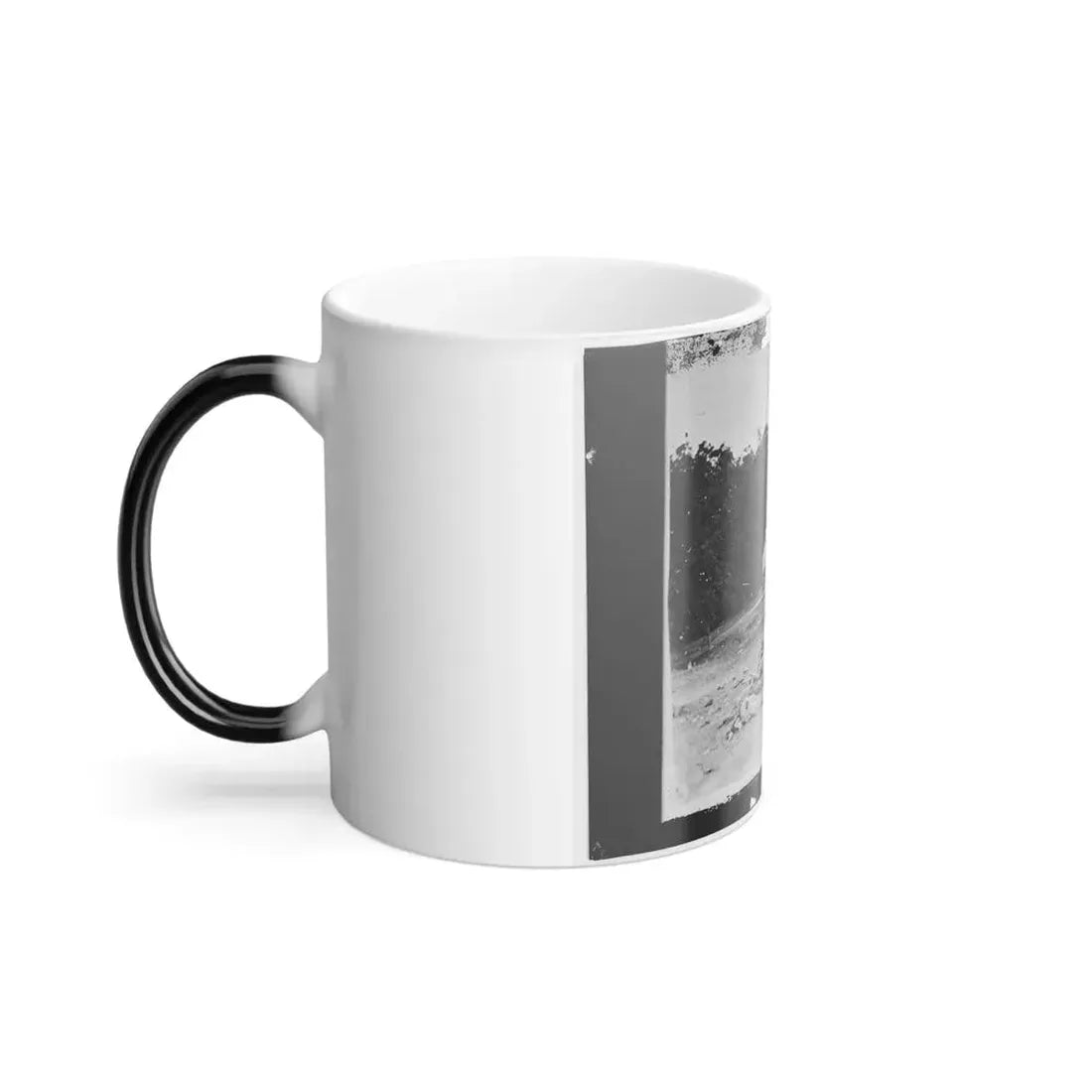 Antietam, Maryland. Bodies in Front of the Dunker Church (U.S. Civil War) Color Changing Coffee Mug 11oz - Go Mug Yourself