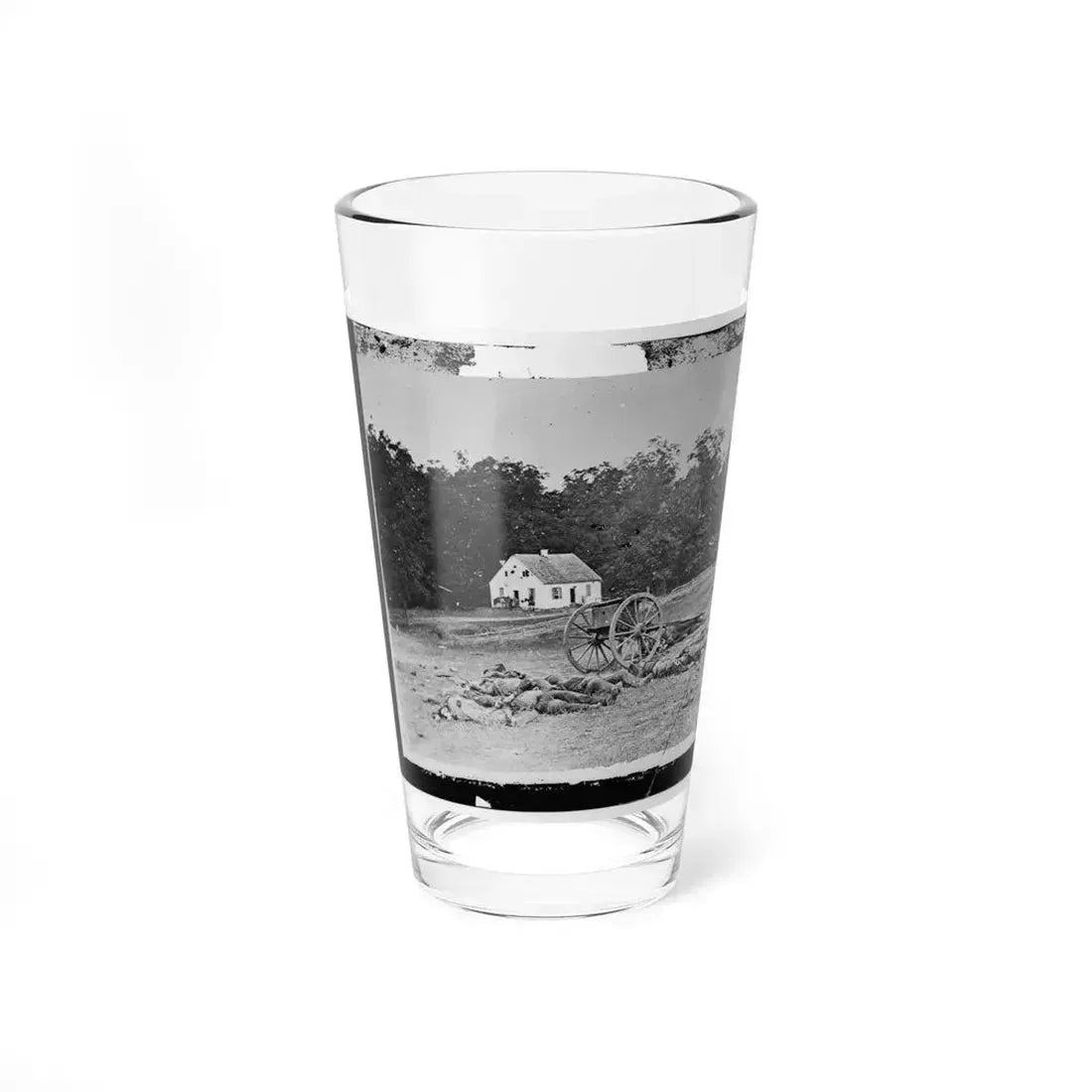 Antietam, Maryland. Bodies In Front Of The Dunker Church (U.S. Civil War) Pint Glass 16oz 16oz - Go Mug Yourself