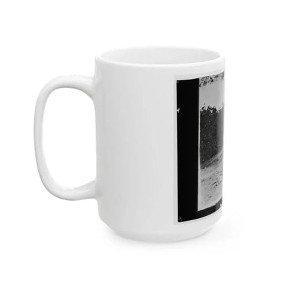 Antietam, Maryland. Bodies In Front Of The Dunker Church (U.S. Civil War) White Coffee Mug - Go Mug Yourself