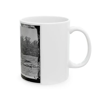 Antietam, Maryland. Bodies In Front Of The Dunker Church (U.S. Civil War) White Coffee Mug - Go Mug Yourself