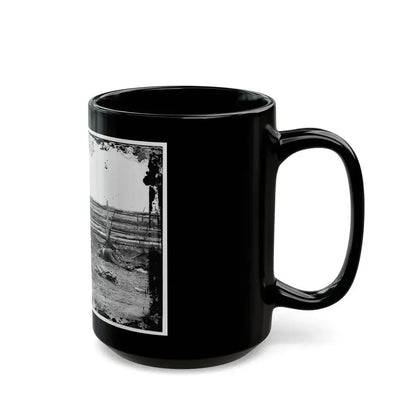 Antietam, Maryland. Bodies Of Confederate Soldiers By Fence On Hagerstown Pike (U.S. Civil War) Black Coffee Mug - Go Mug Yourself
