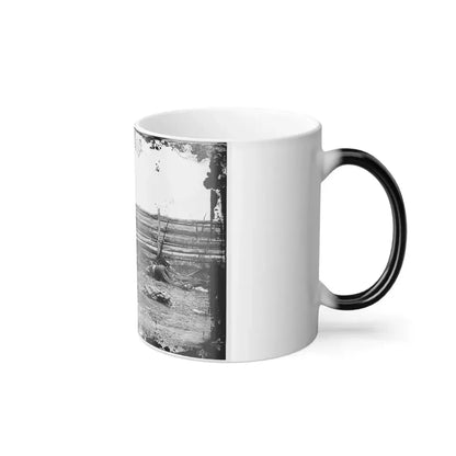 Antietam, Maryland. Bodies of Confederate Soldiers by Fence on Hagerstown Pike (U.S. Civil War) Color Changing Coffee Mug 11oz - Go Mug Yourself