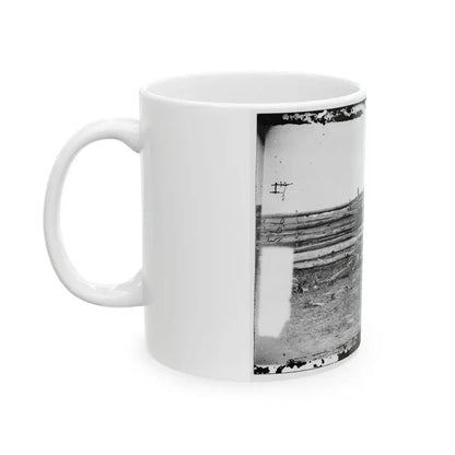 Antietam, Maryland. Bodies Of Confederate Soldiers By Fence On Hagerstown Pike (U.S. Civil War) White Coffee Mug - Go Mug Yourself