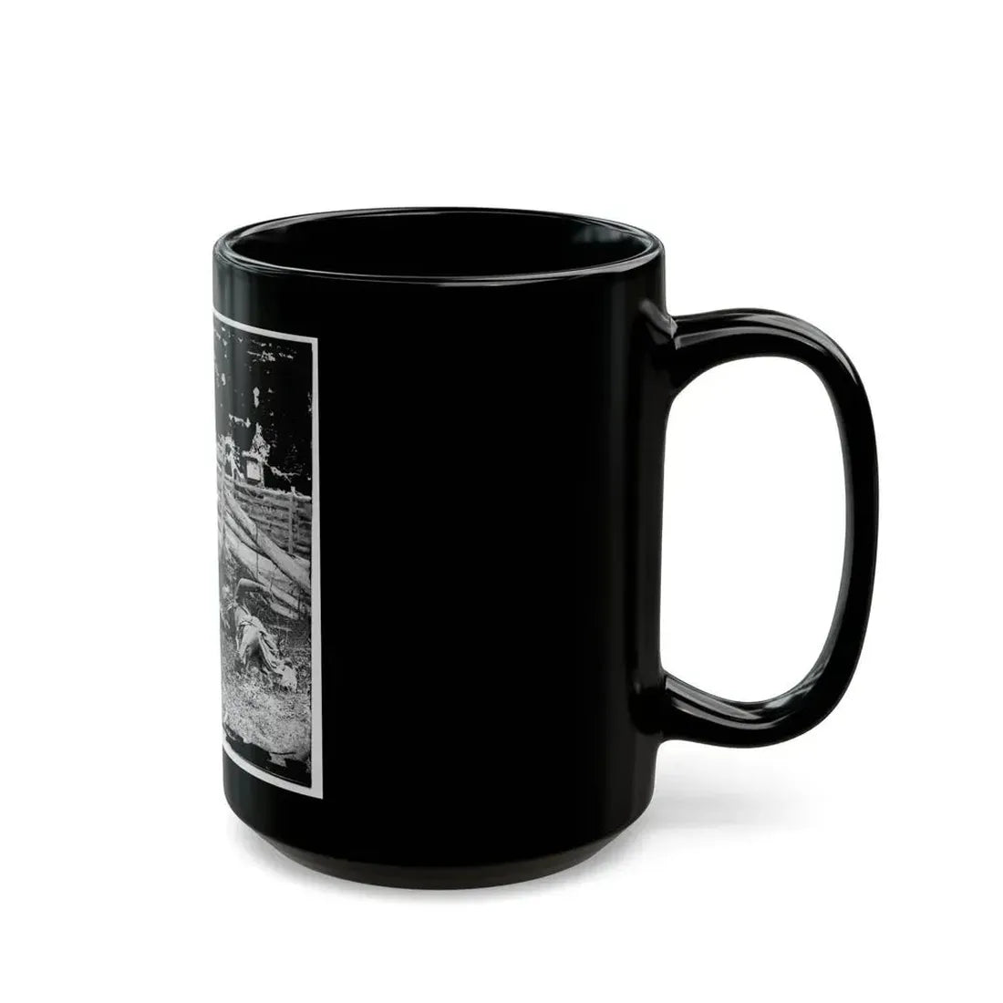 Antietam, Maryland. Bodies Of Dead, Louisiana Regiment (U.S. Civil War) Black Coffee Mug - Go Mug Yourself