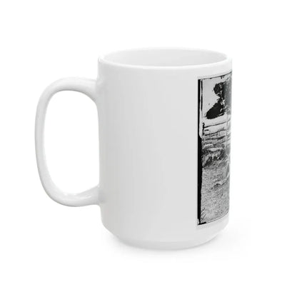 Antietam, Maryland. Bodies Of Dead, Louisiana Regiment (U.S. Civil War) White Coffee Mug - Go Mug Yourself