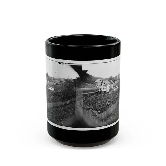 Antietam, Maryland. Bridge Across The Antietam. Northeast View (U.S. Civil War) Black Coffee Mug 15oz - Go Mug Yourself
