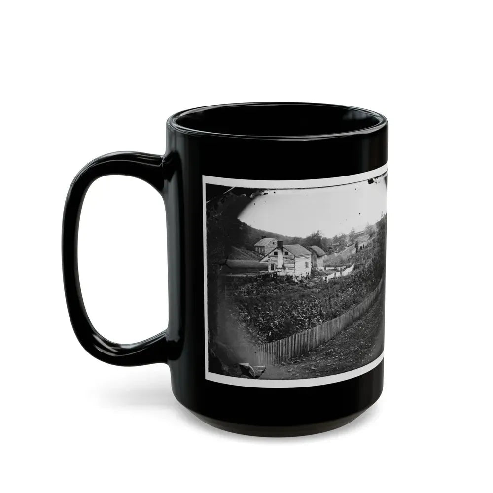 Antietam, Maryland. Bridge Across The Antietam. Northeast View (U.S. Civil War) Black Coffee Mug - Go Mug Yourself