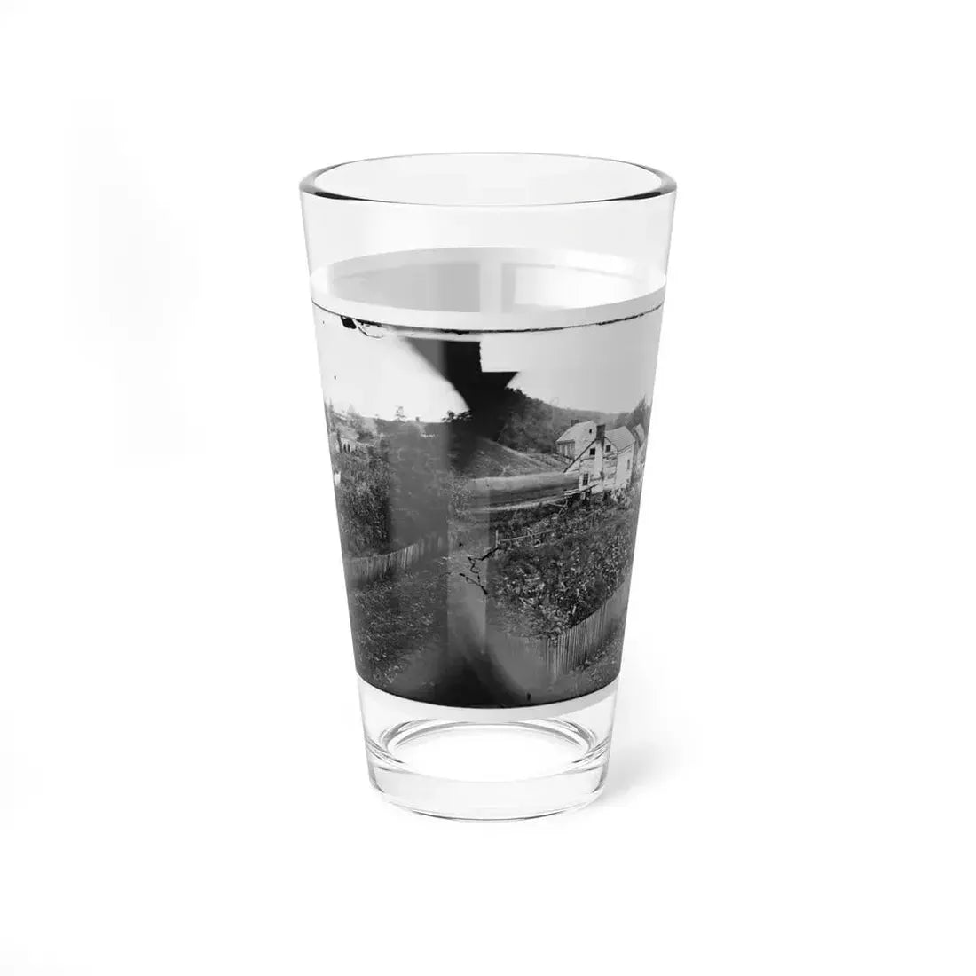 Antietam, Maryland. Bridge Across The Antietam. Northeast View (U.S. Civil War) Pint Glass 16oz 16oz - Go Mug Yourself