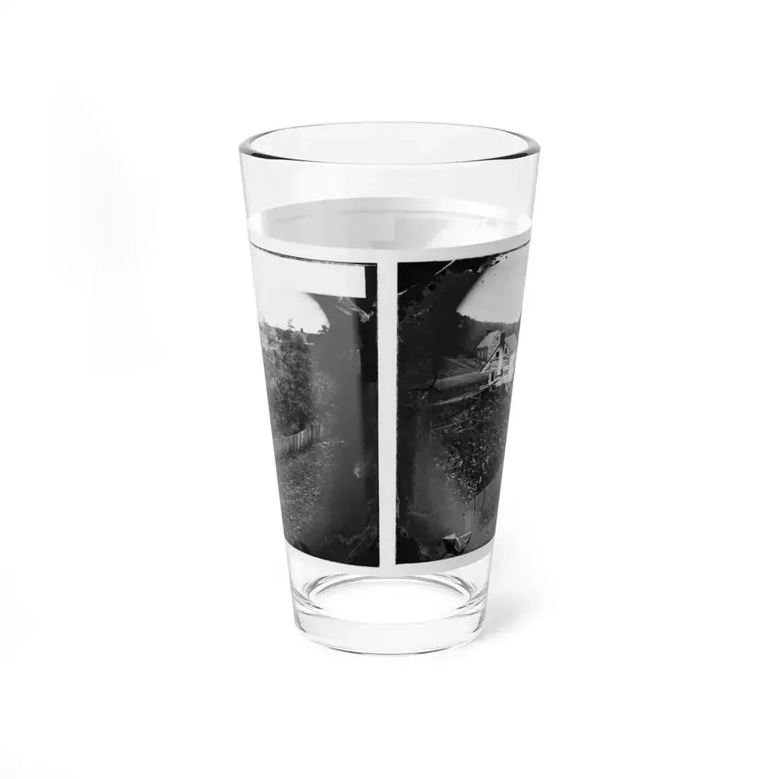 Antietam, Maryland. Bridge Across The Antietam. Northeast View (U.S. Civil War) Pint Glass 16oz - Go Mug Yourself