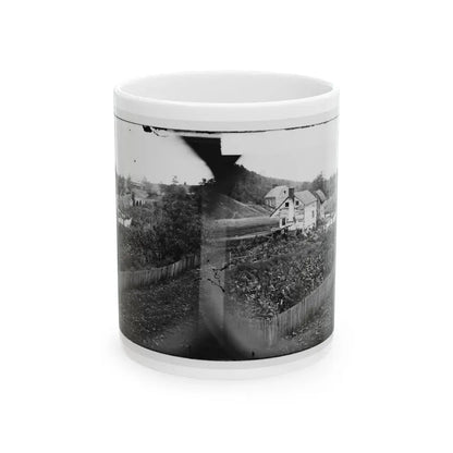 Antietam, Maryland. Bridge Across The Antietam. Northeast View (U.S. Civil War) White Coffee Mug 11oz - Go Mug Yourself