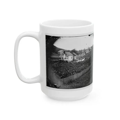 Antietam, Maryland. Bridge Across The Antietam. Northeast View (U.S. Civil War) White Coffee Mug - Go Mug Yourself