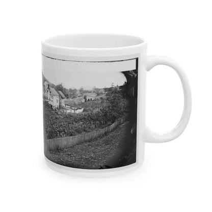 Antietam, Maryland. Bridge Across The Antietam. Northeast View (U.S. Civil War) White Coffee Mug - Go Mug Yourself