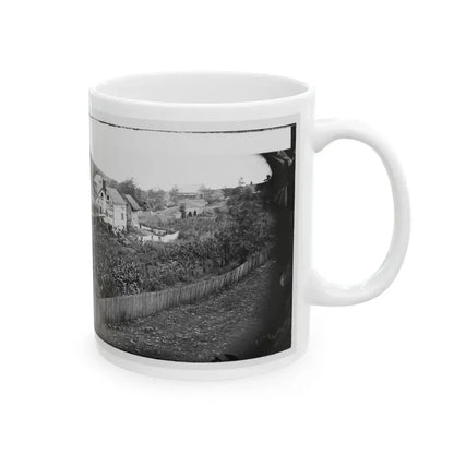 Antietam, Maryland. Bridge Across The Antietam. Northeast View (U.S. Civil War) White Coffee Mug - Go Mug Yourself