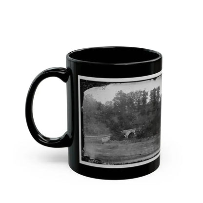 Antietam, Maryland. Burnside Bridge Across The Antietam 001 (U.S. Civil War) Black Coffee Mug - Go Mug Yourself